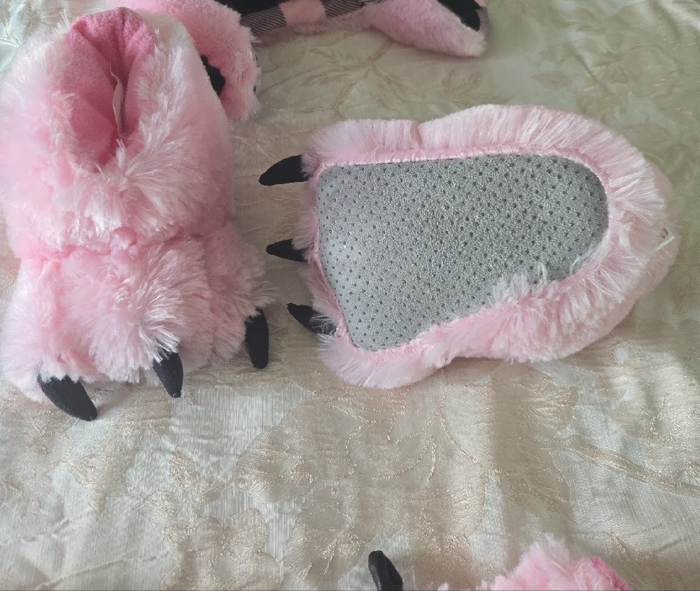 Lazy One Pink Plush Bear Hat with Label